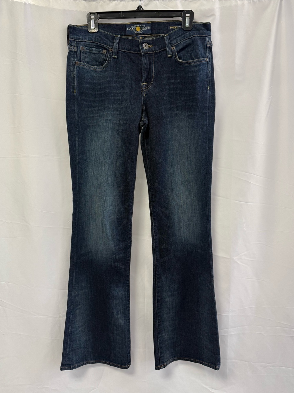 Vintage Y2K Lucky Brand Sweet n Low Jeans Low Rise Bootcut Blue 31” Inseam Sz 8